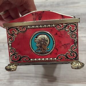 Vintage Collectible Blue Bird Confectionery Harry Vincent Limited Tin Chest